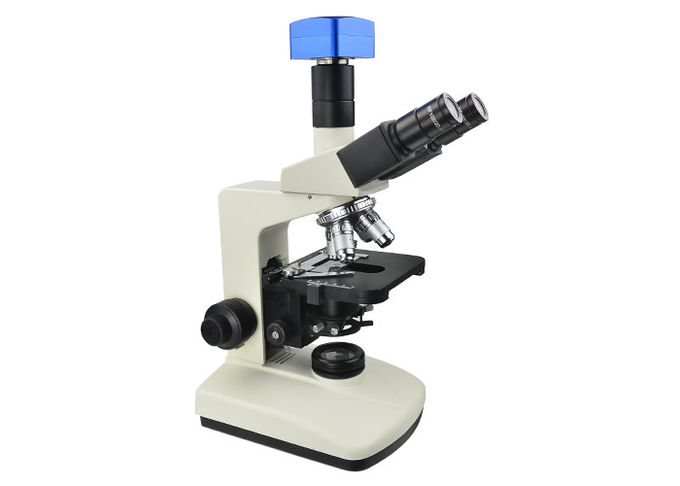 3W μικροσκόπιο εξοπλισμού εργαστηρίων μικροσκοπίων 10x 40x 100x Trinocular των οδηγήσεων