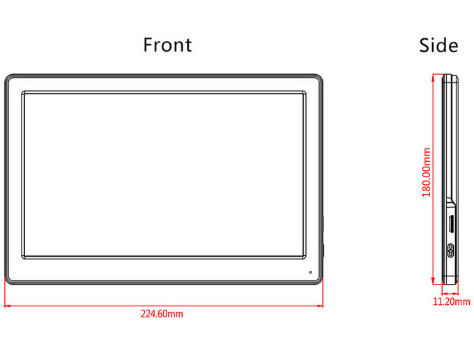 Ο πλήρης Μαύρος οθόνης UOP xsp-16,0 εξαρτημάτων LCD μικροσκοπίων βουλευτή HD 16