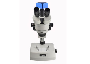 Κίνα Εργαστηρίων στερεοφωνικό οπτικό μικροσκοπίων μικροσκόπιο ζουμ Trinocular στερεοφωνικό με τη ψηφιακή κάμερα προμηθευτής