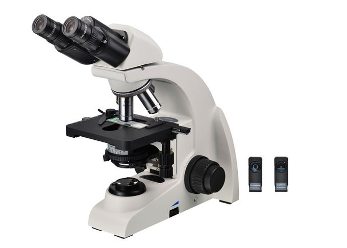 Διοφθαλμικό όρθιο μικροσκόπιο 10x 40x 100x μικροσκοπίων αντίθεσης φάσης