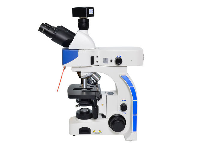 Όρθιο μικροσκόπιο φθορισμού Trinocular οδηγήσεων με το φίλτρο φθορισμού Β & Γ